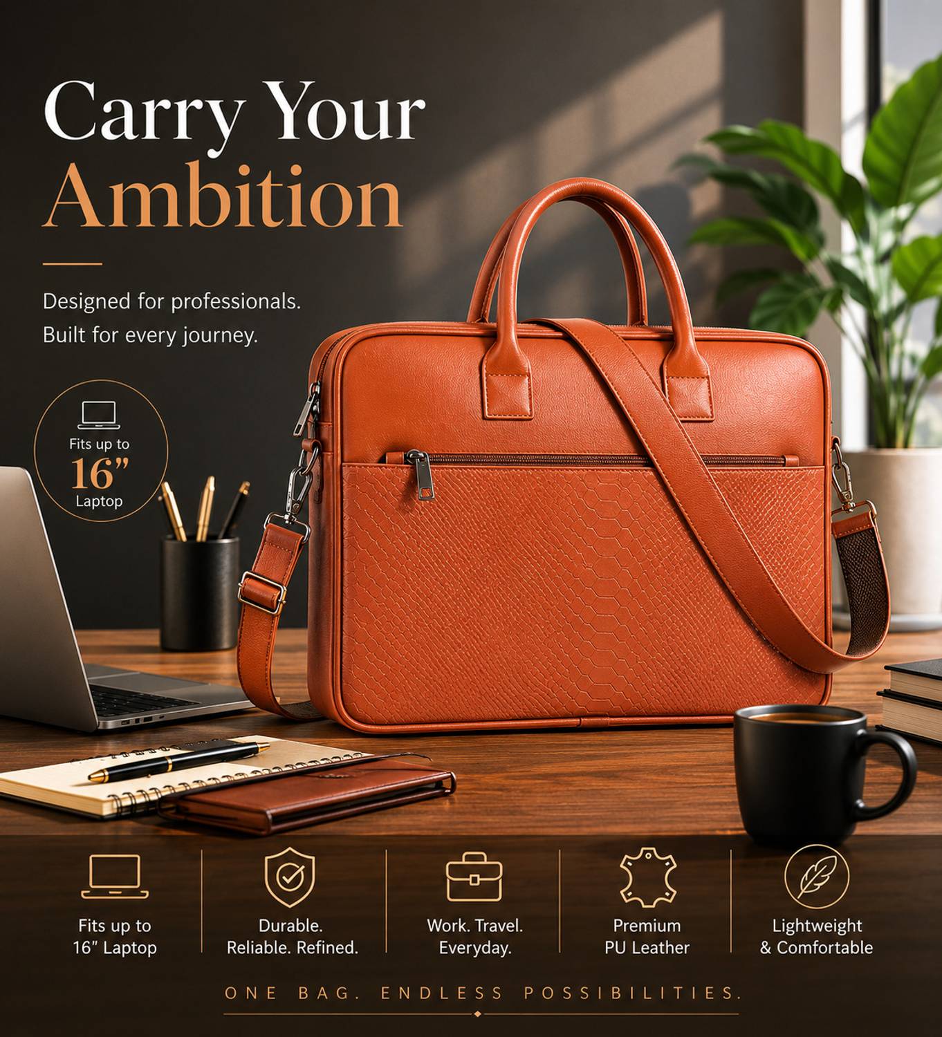 Bagneeds Men & Women Tan Messenger Bag