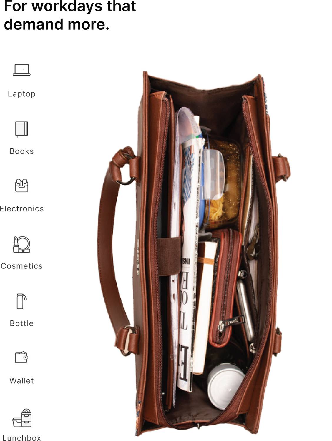 ZOUK Women Multicolor Tote - Image 5