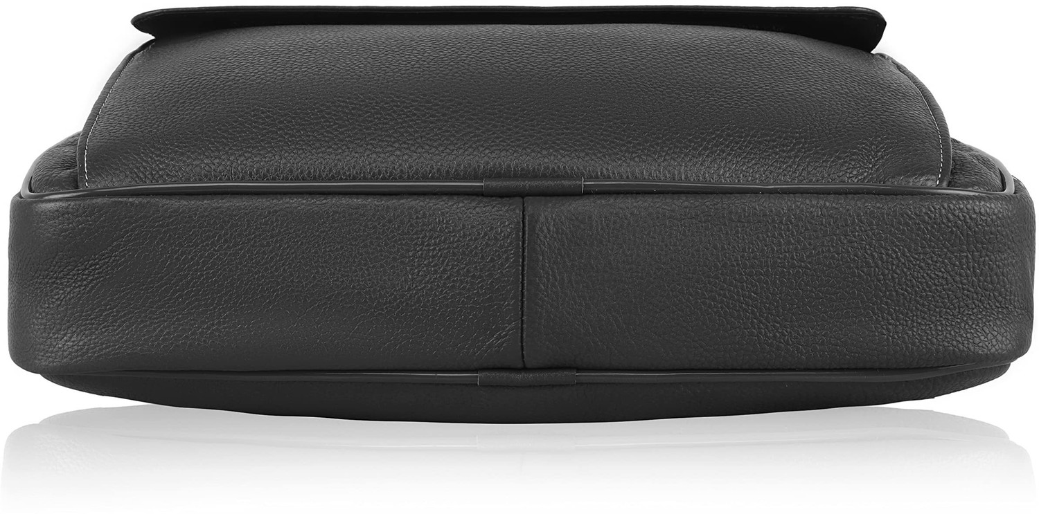 Image of WILDHORN Men Black Messenger Bag