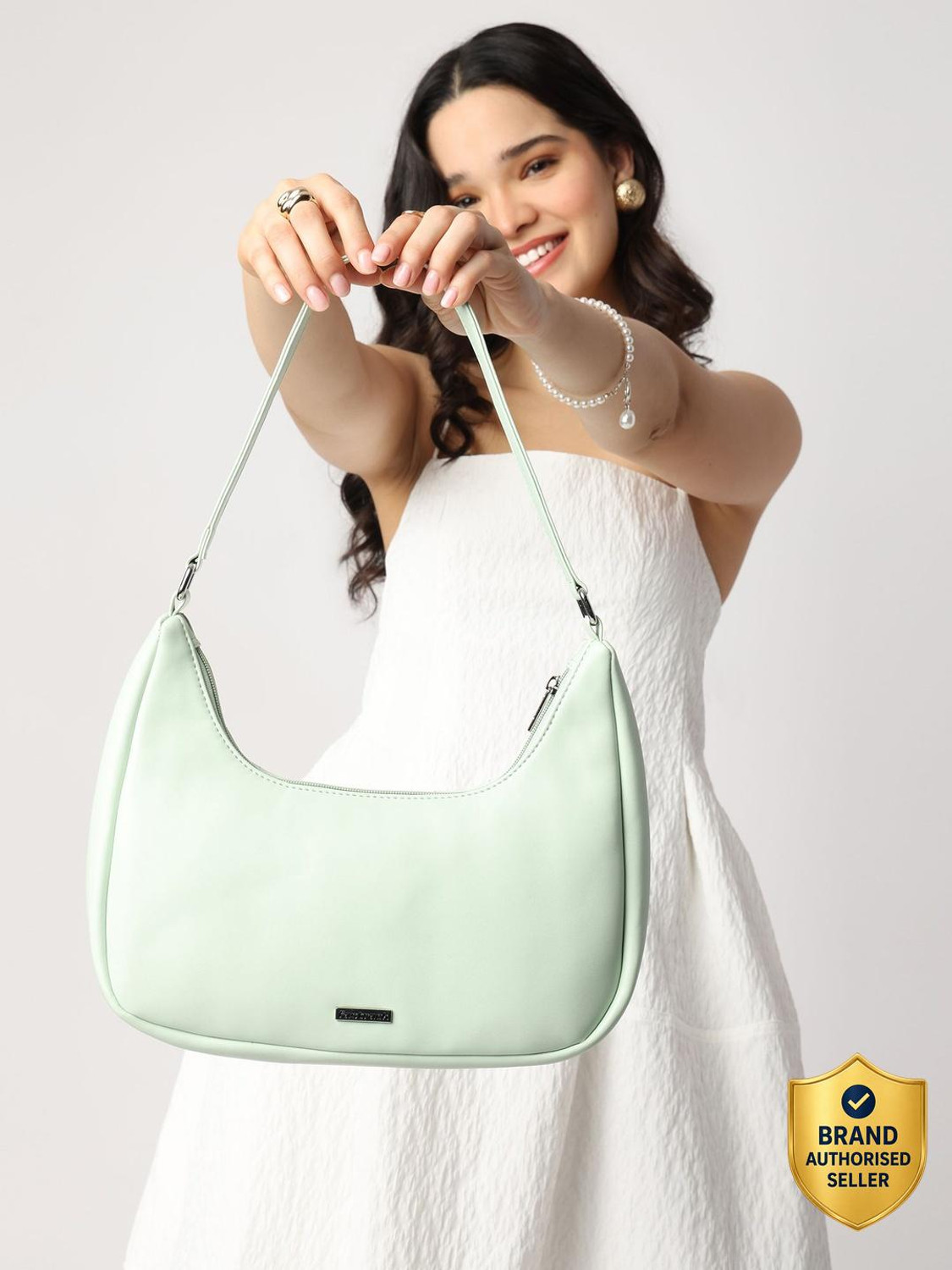 Image of Fastrack Women Green Shoulder Bag