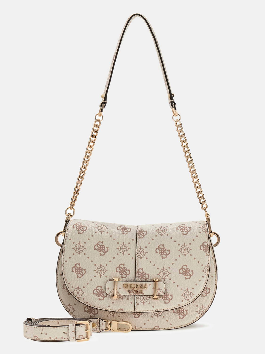Image of GUESS Women Beige Shoulder Bag