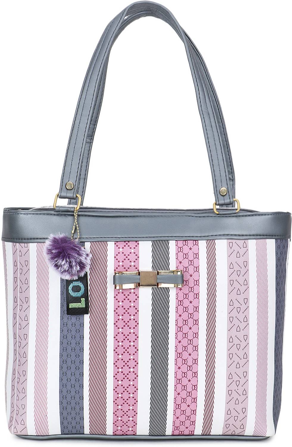 ARNLC Women Grey Hand-held Bag