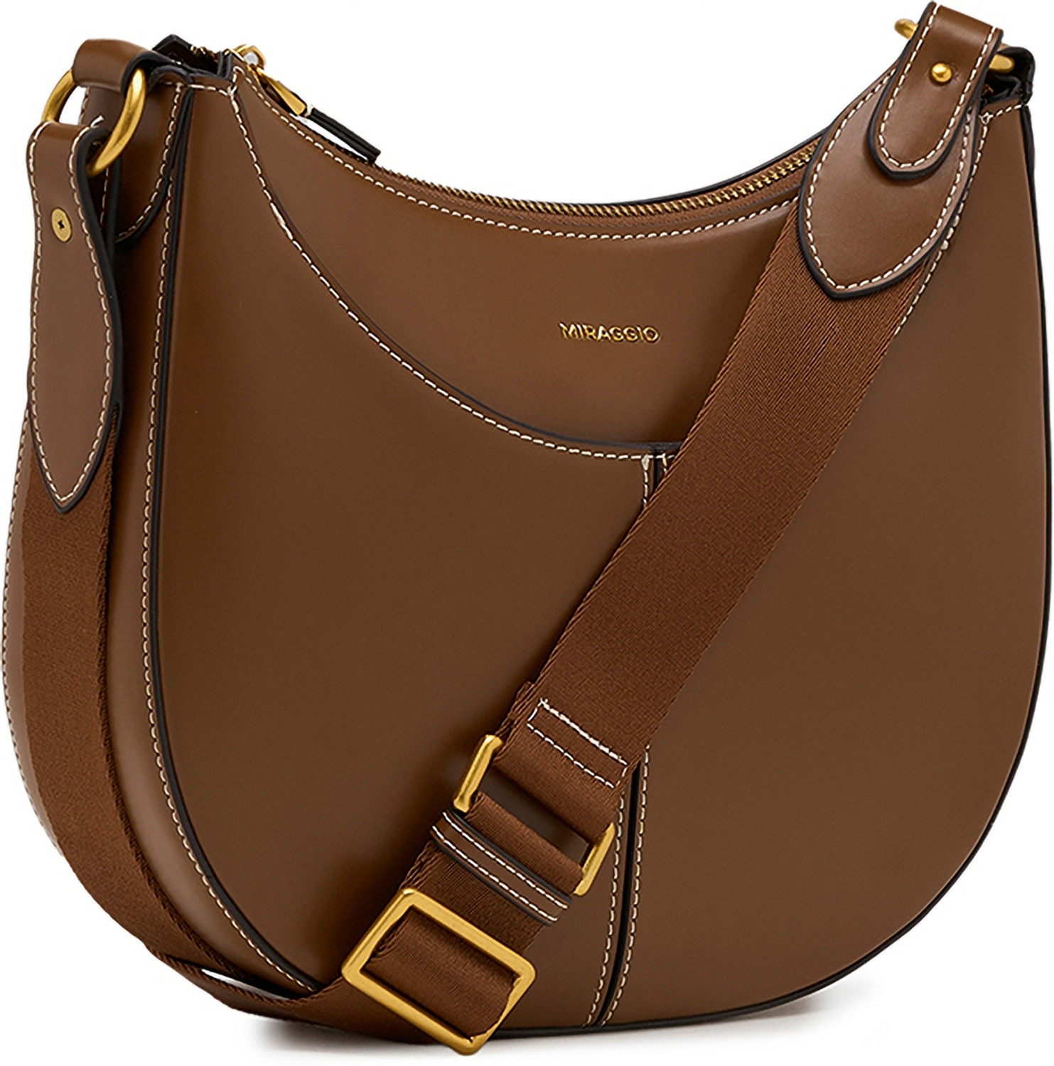 Image of Miraggio Women Brown Hobo