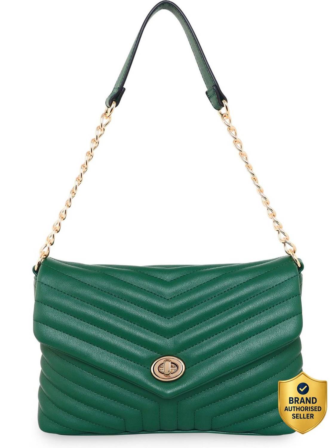 ACCESSORIZE LONDON Women Green Shoulder Bag