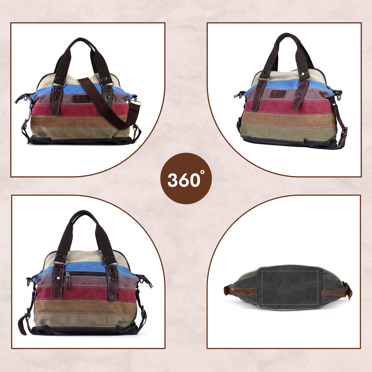 Image of STORITE Women Multicolor Handbag
