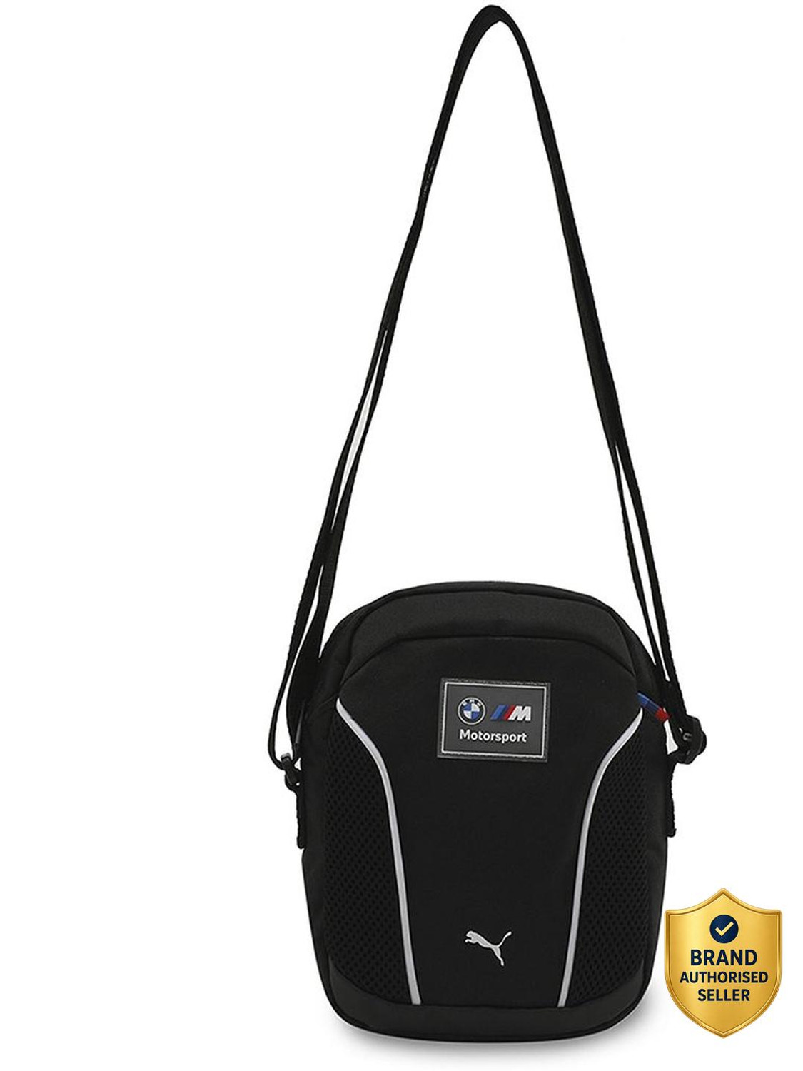 Image of PUMA Men & Women Black Messenger Bag