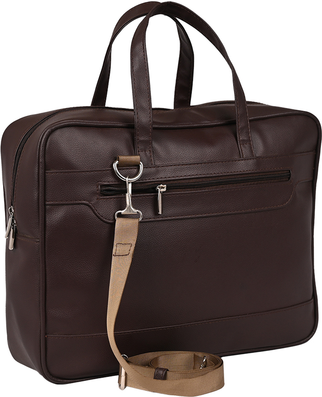 Image of faroma Men Brown Messenger Bag