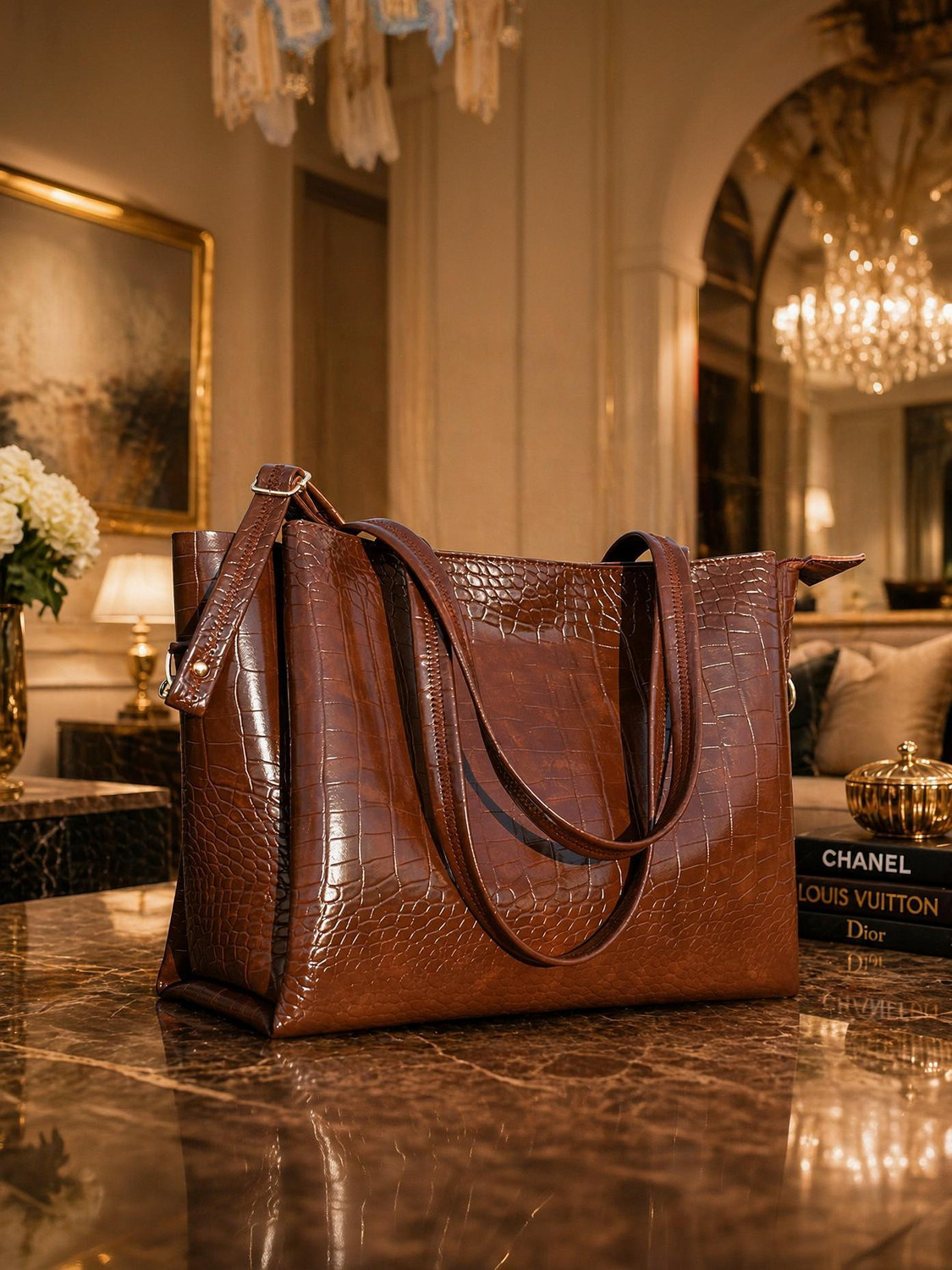 Image of FIAGO Girls Brown Tote
