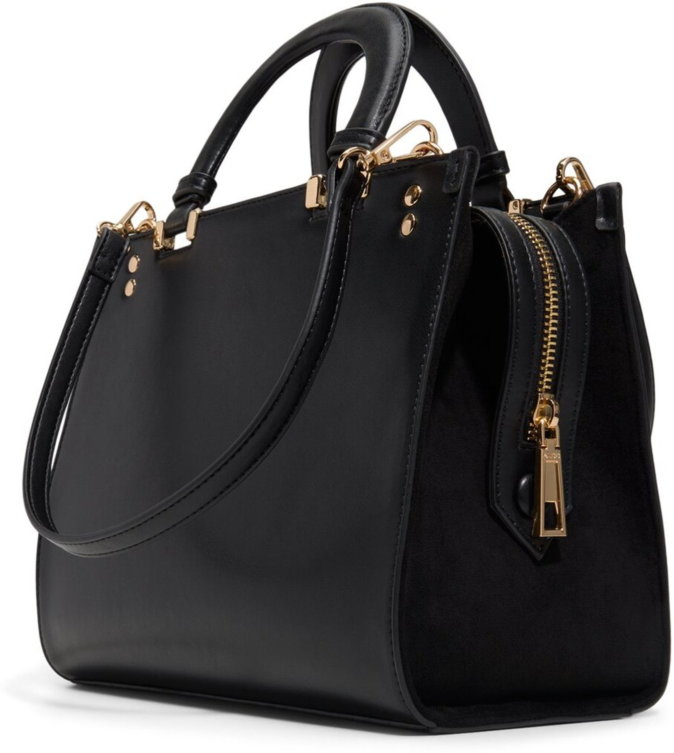 Image of ALDO Black Satchel ALMARISA