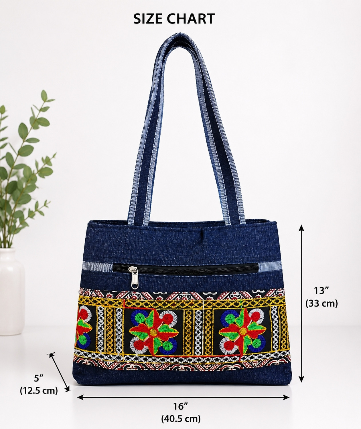 Image of Mural Women Blue Tote