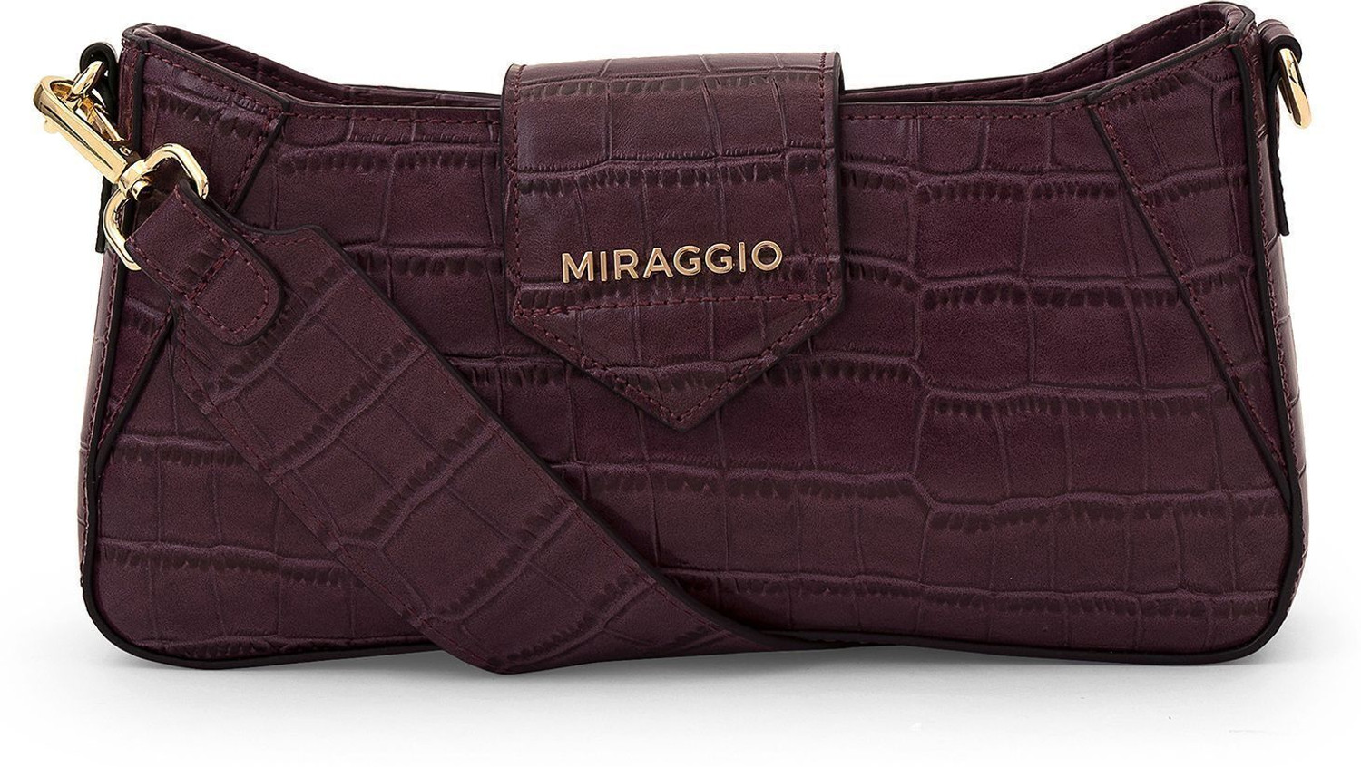 Image of Miraggio Women Maroon Shoulder Bag