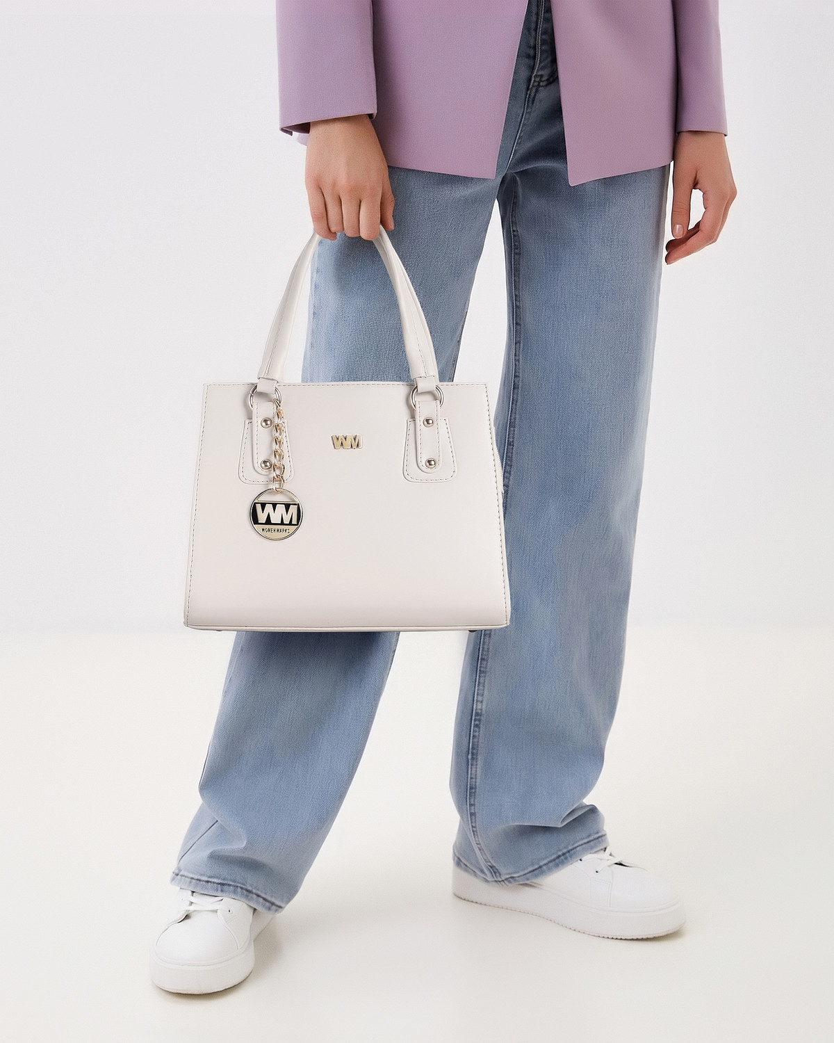 Image of Women Marks Women White Handbag