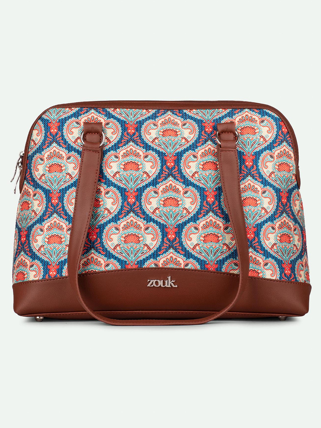 Image of ZOUK Women Blue Hand-held Bag