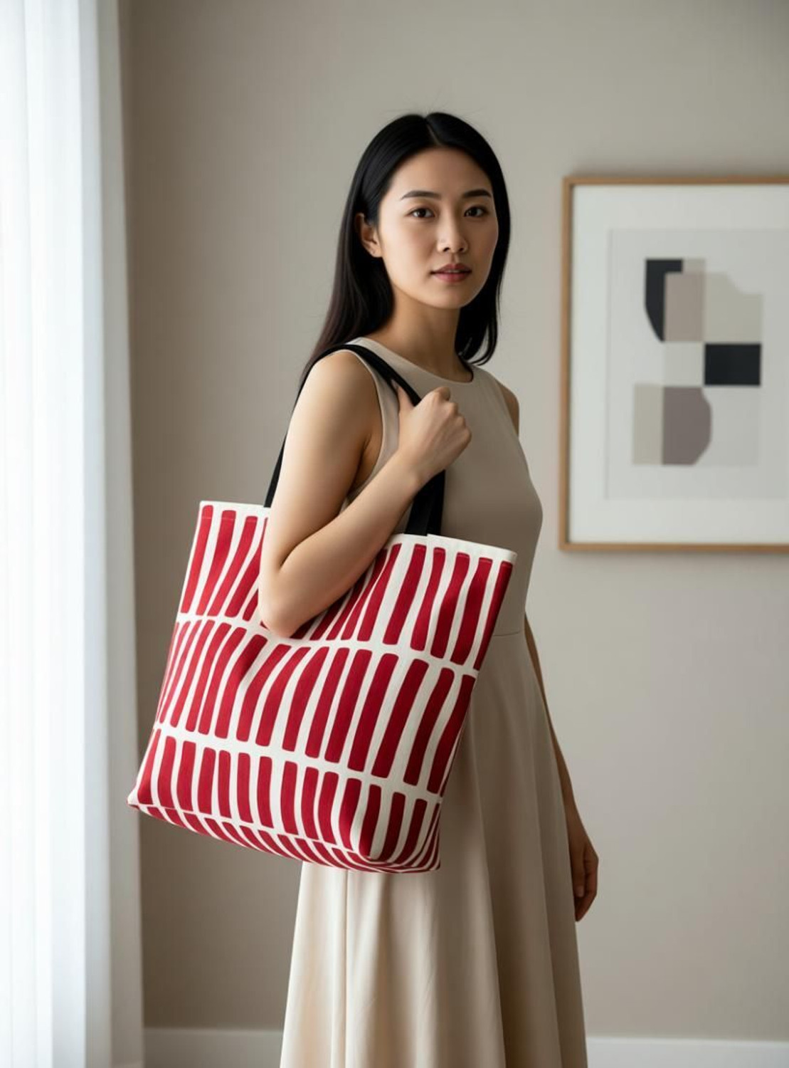 Image of THE SACK CO Women Red Tote
