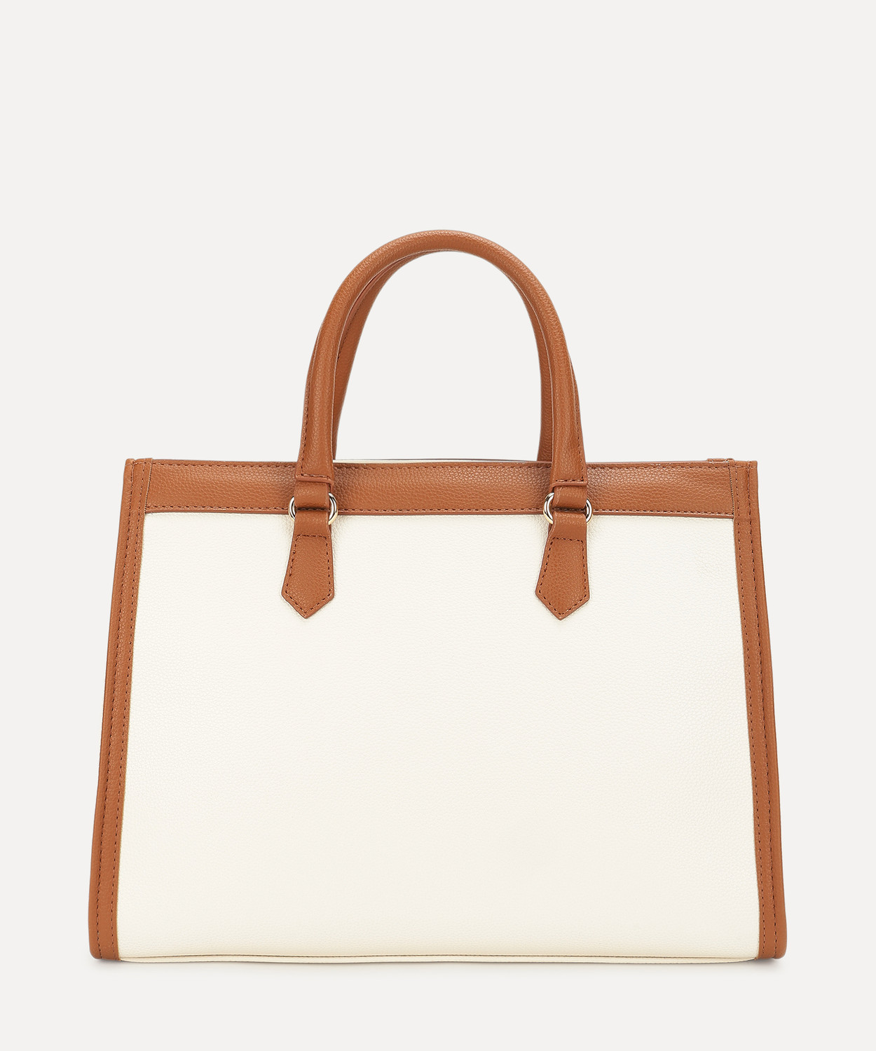 Image of Dressberry Women White, Tan Hand-held Bag