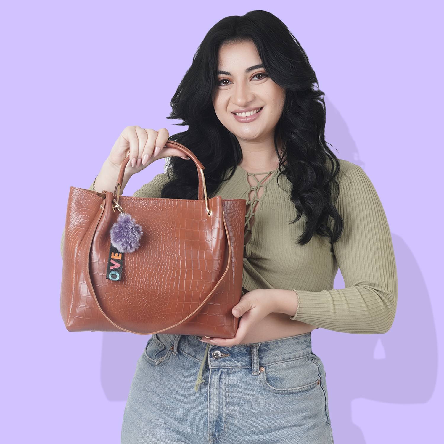 Dressberry Women Brown Handbag