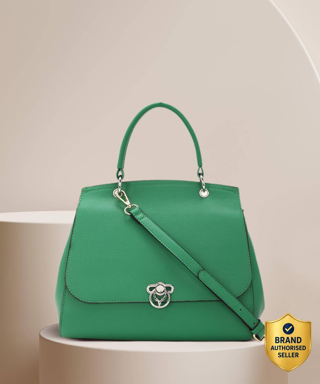 Allen Solly Women Green Hand-held Bag