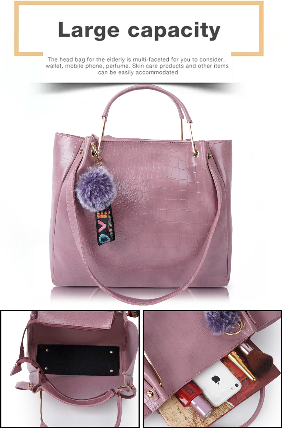 Image of Dressberry Women Pink Handbag