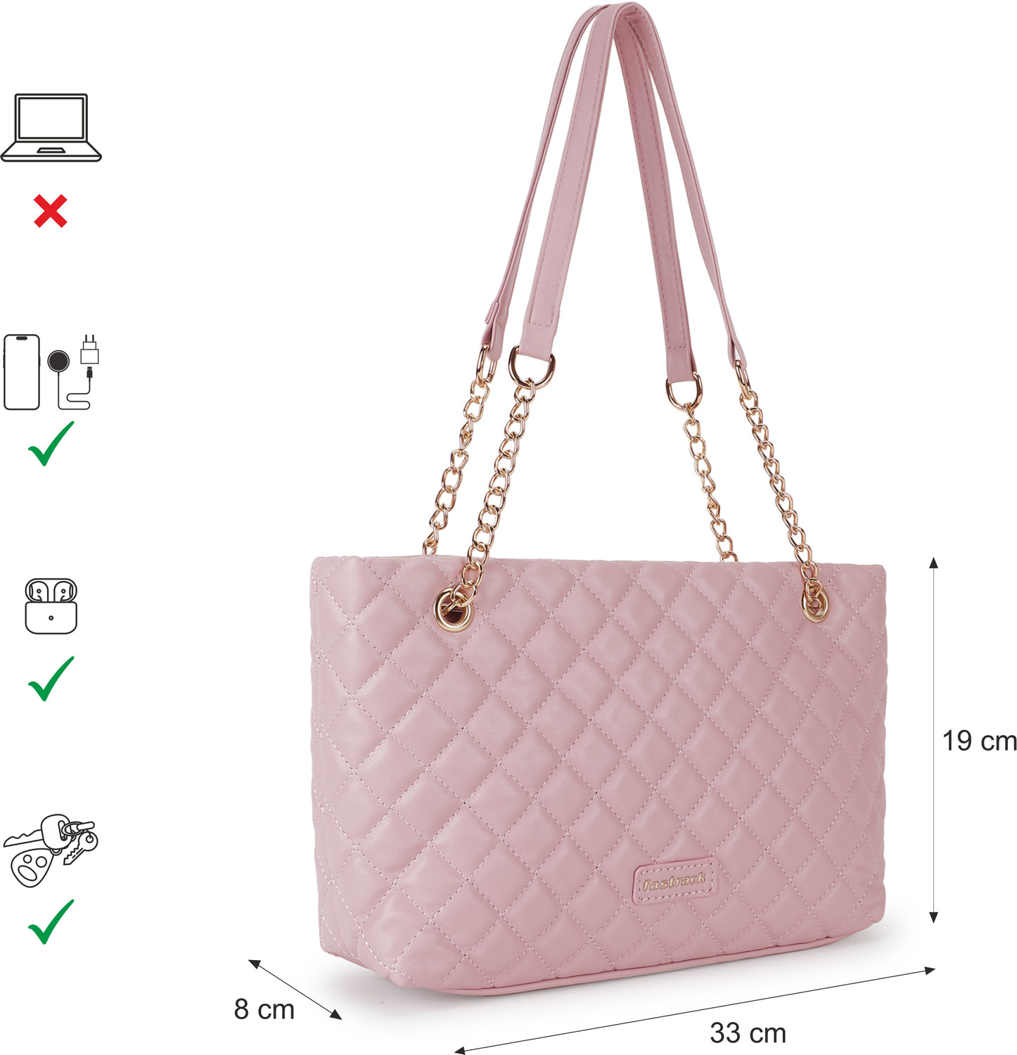 Image of Fastrack Women Purple Shoulder Bag