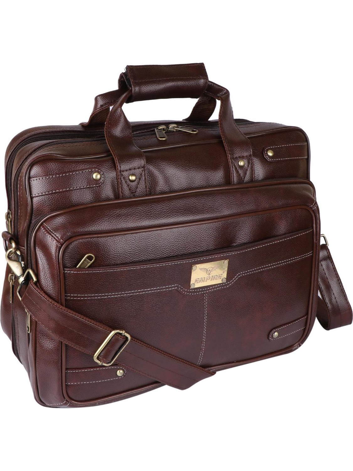 Image of EMPIRE Men & Women Brown Messenger Bag