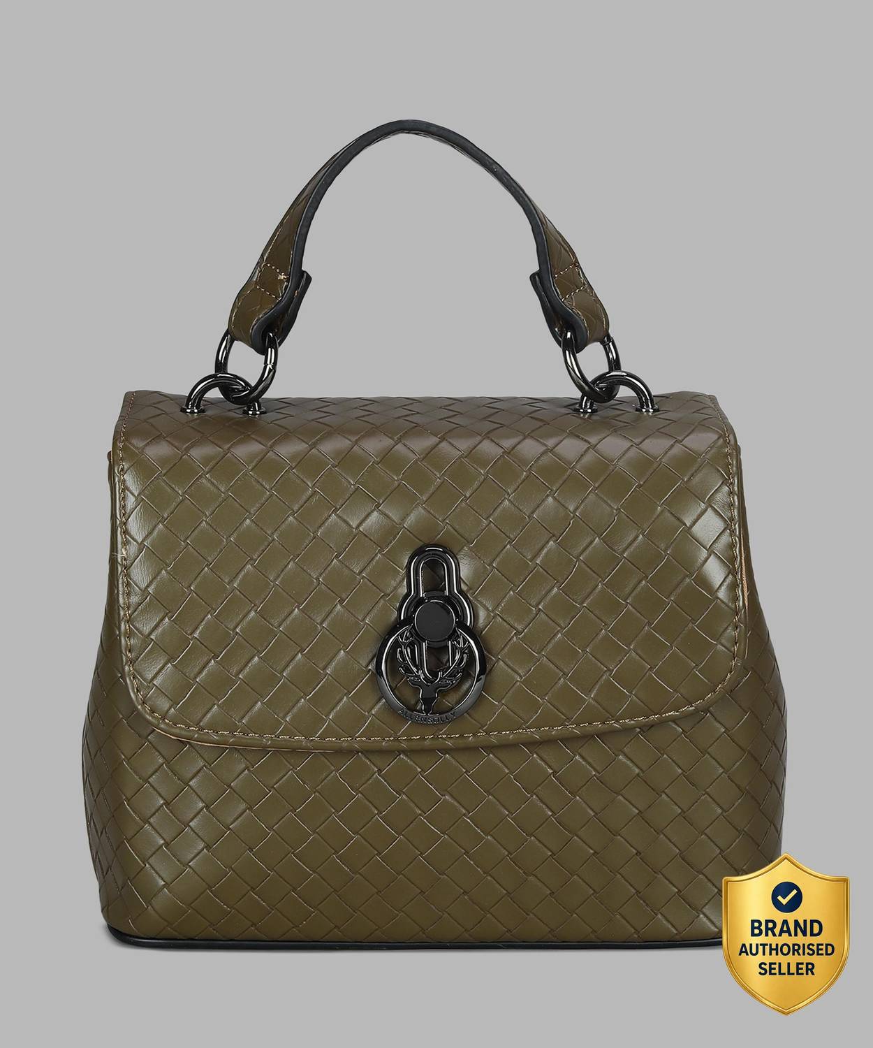 Allen Solly Women Green Satchel