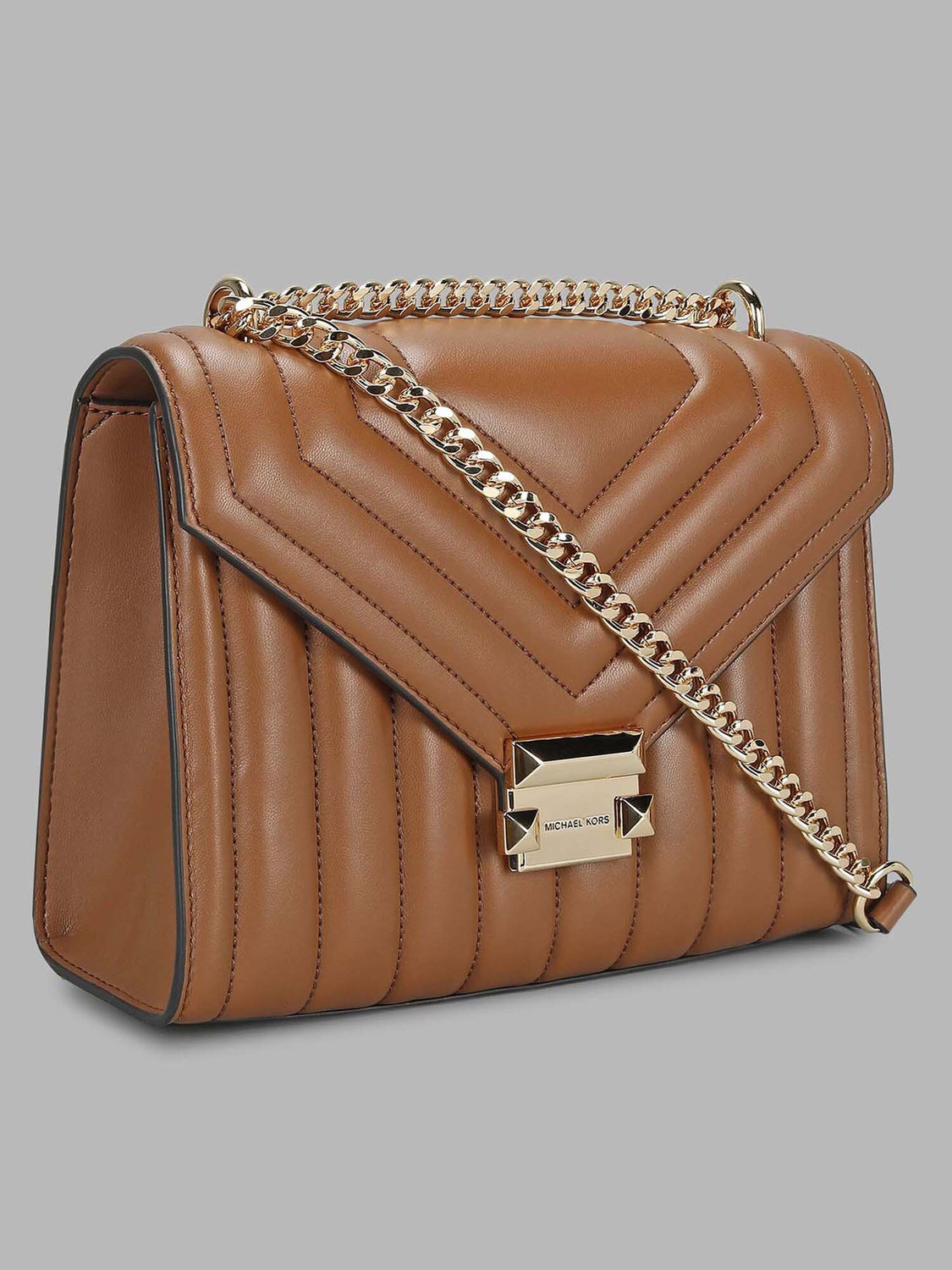 Image of MICHAEL KORS Women Brown Shoulder Bag