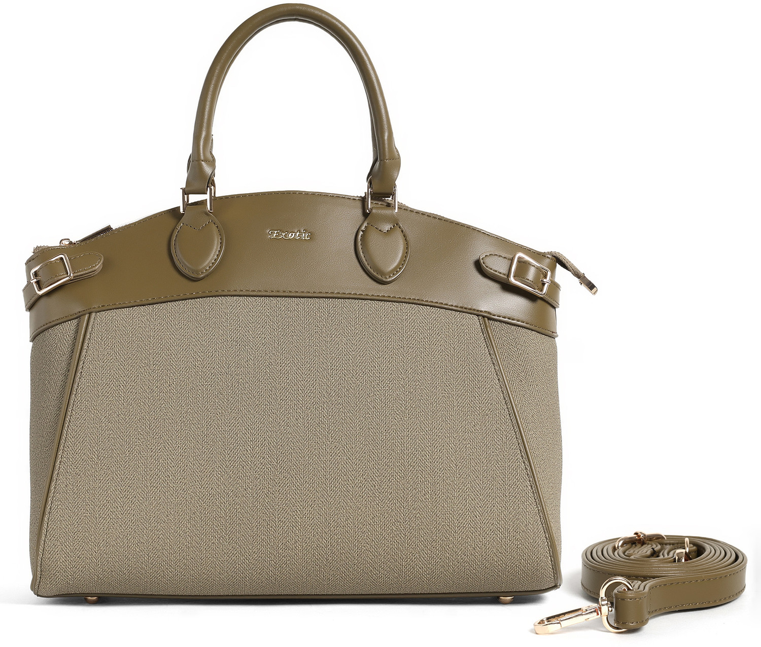 Image of Exotic Women Green Messenger Bag