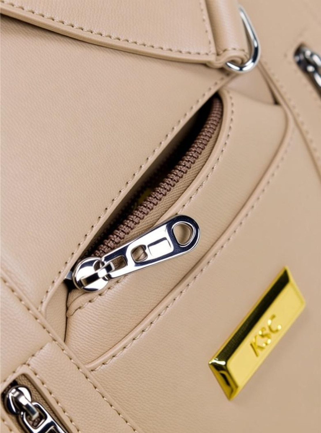 Image of Khatushyam collection Women Beige Hobo