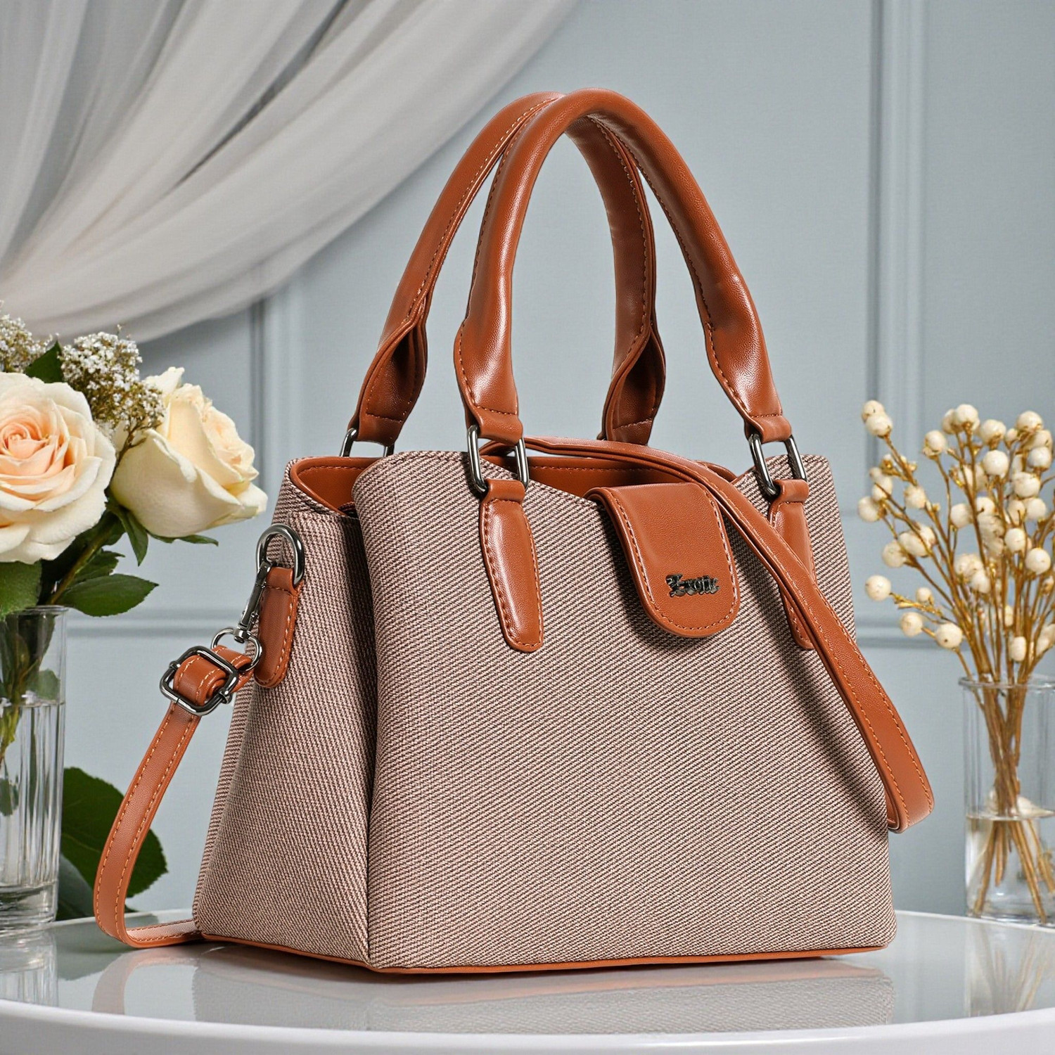 Image of Exotic Women Brown Handbag
