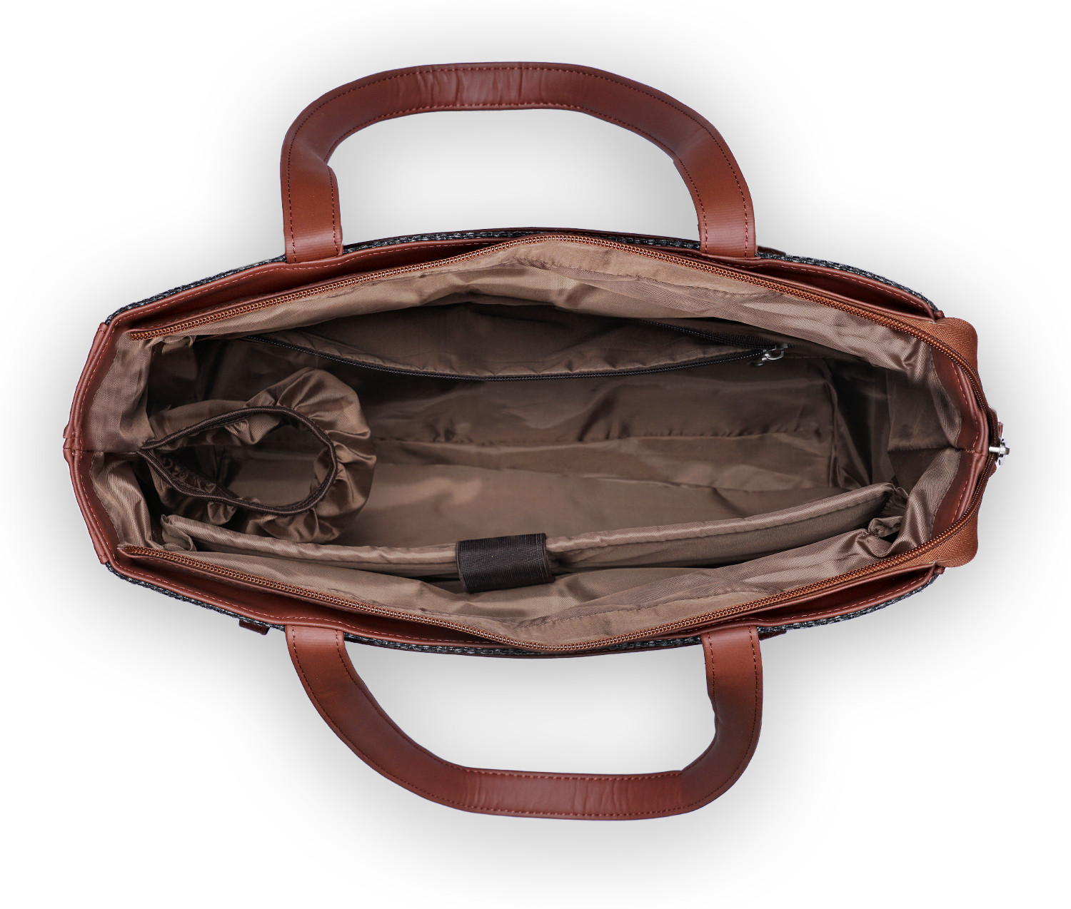 Image of ZOUK Women Brown Shoulder Bag