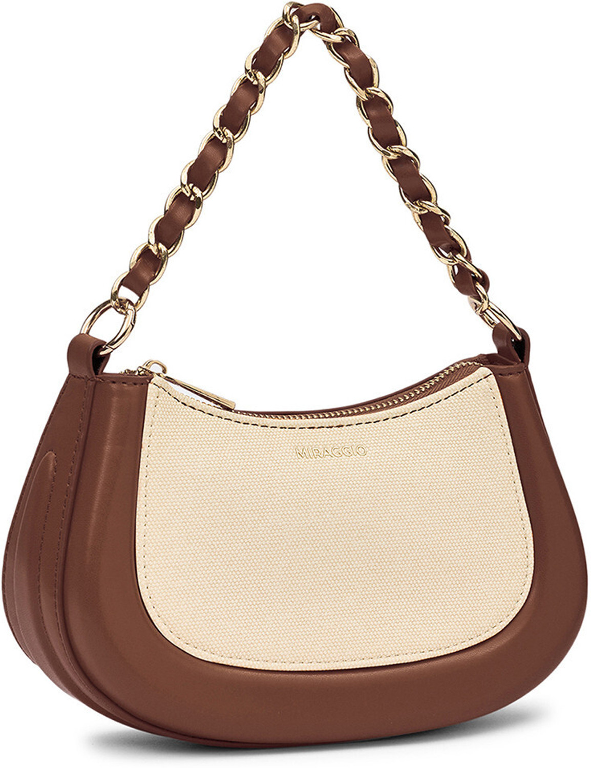 Image of Miraggio Women Brown Messenger Bag