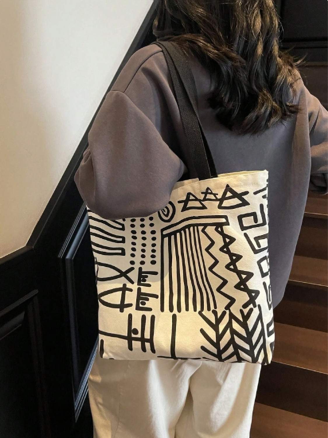Image of THE SACK CO Women White Tote