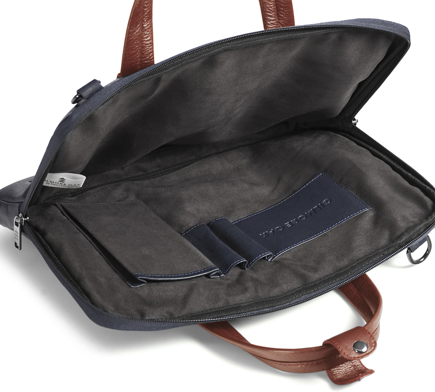 Image of Gilmore Oak Men & Women Blue, Tan Messenger Bag