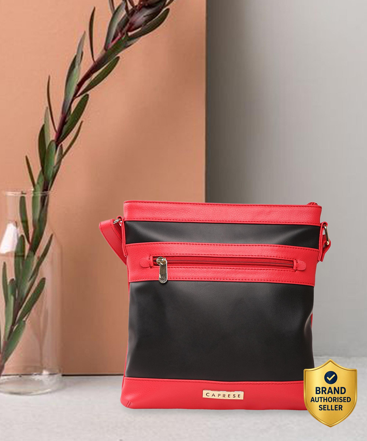Image of Caprese Men & Women Red Sling Bag