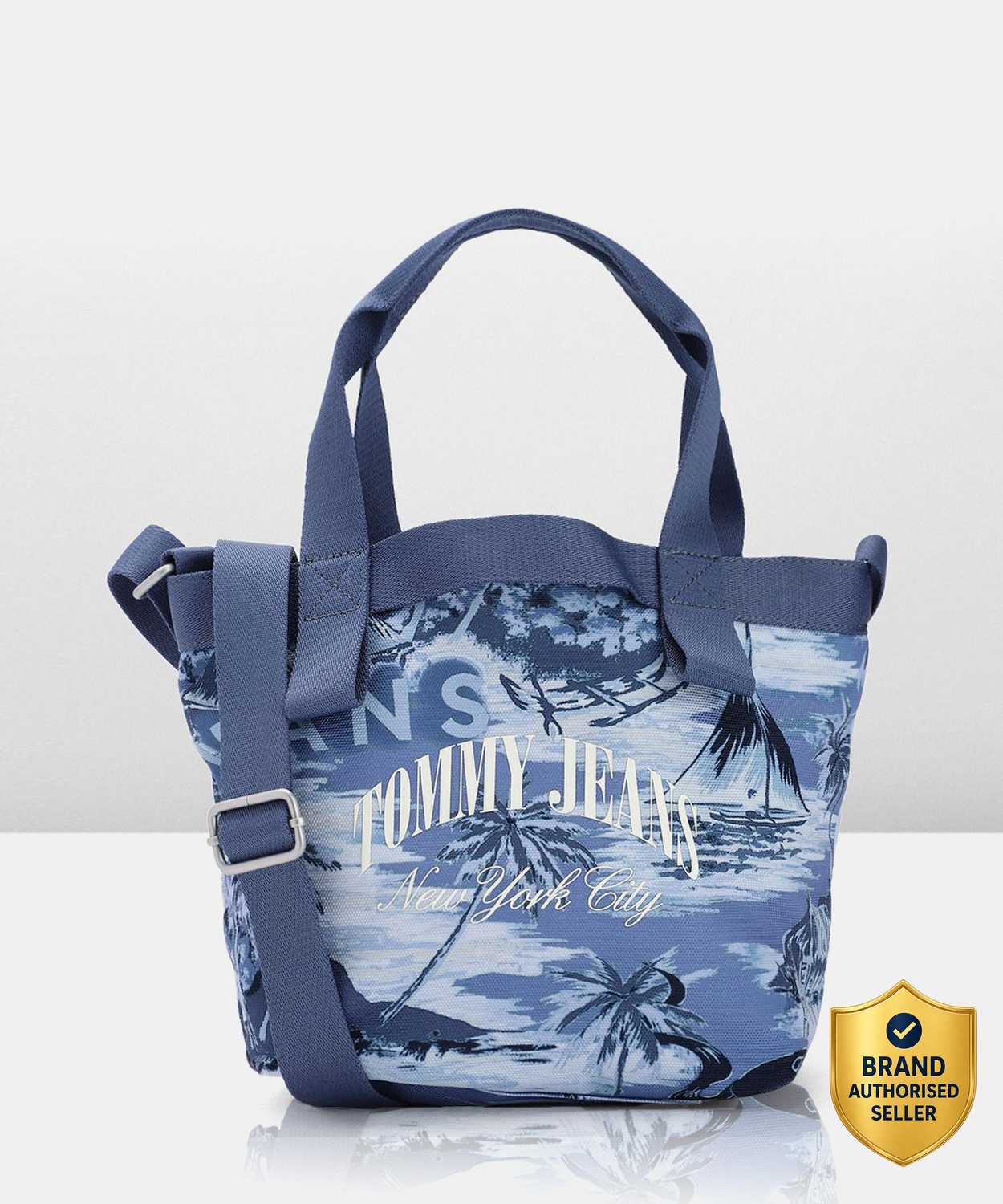Image of TOMMY HILFIGER Women Blue Shoulder Bag
