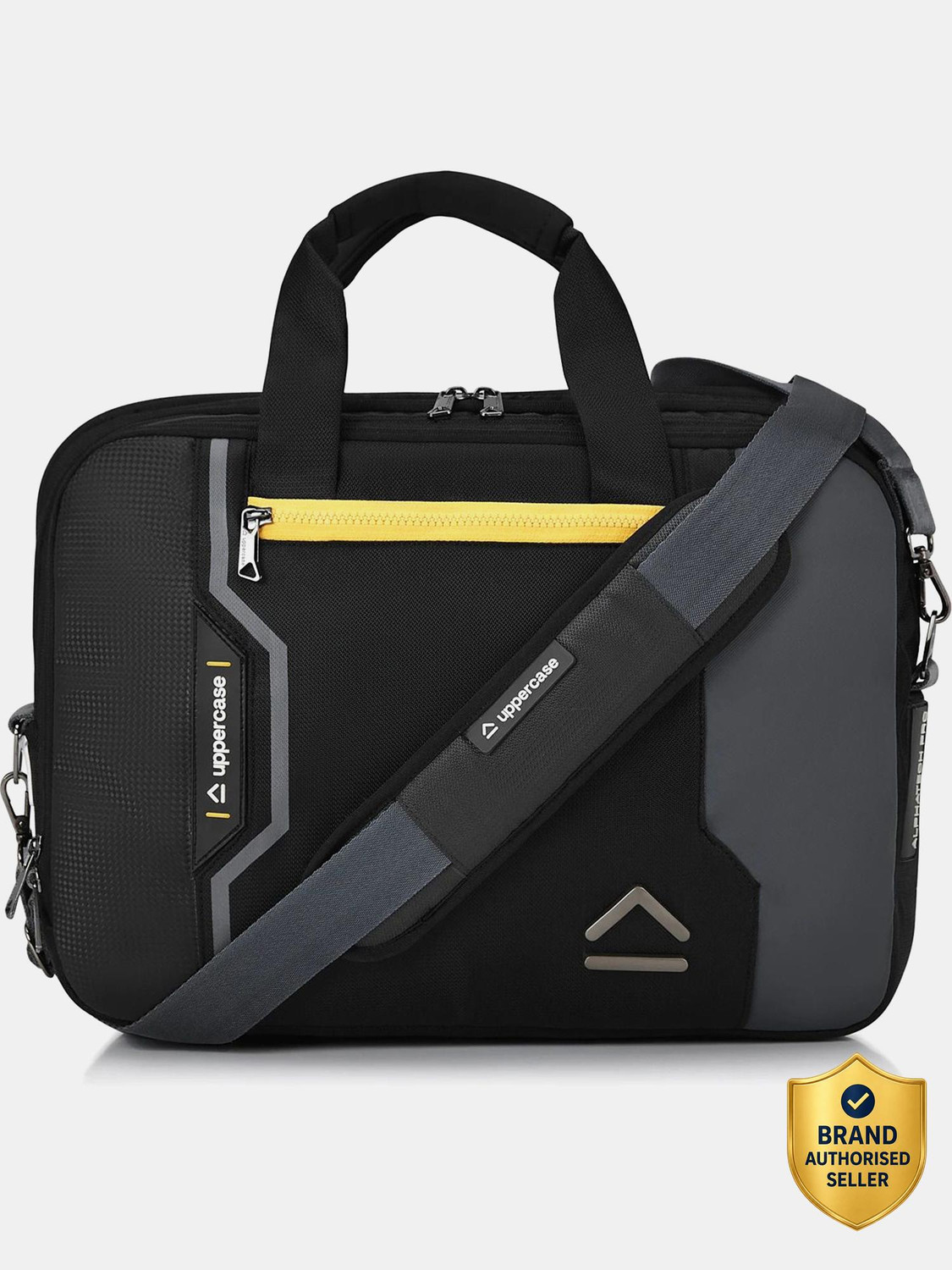 Image of Uppercase Men & Women Black Messenger Bag