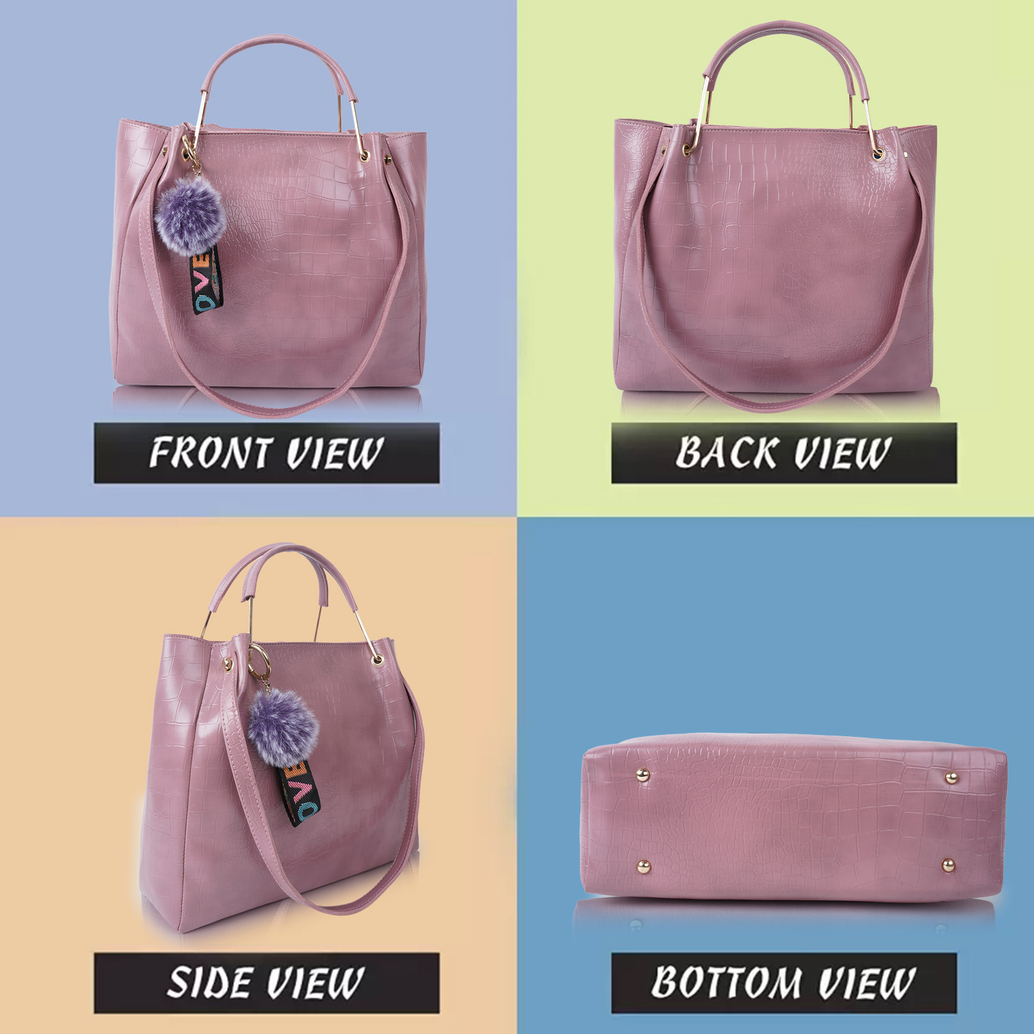Image of Dressberry Women Pink Handbag