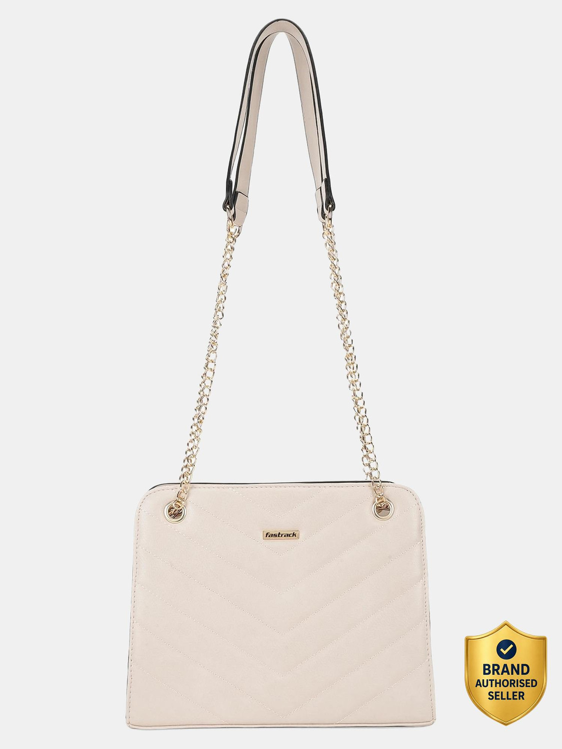 Fastrack Women Beige Shoulder Bag