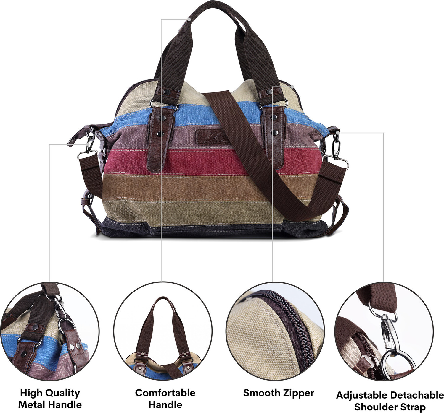 Image of STORITE Women Multicolor Handbag