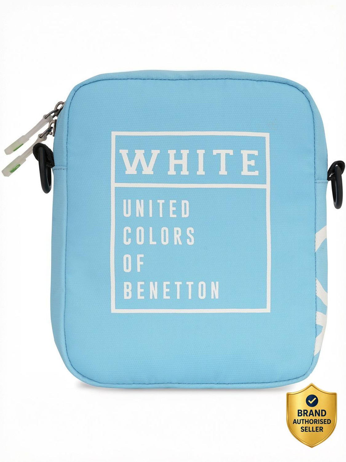 Image of United Colors of Benetton Blue Men & Women Messenger Bag Tropea
