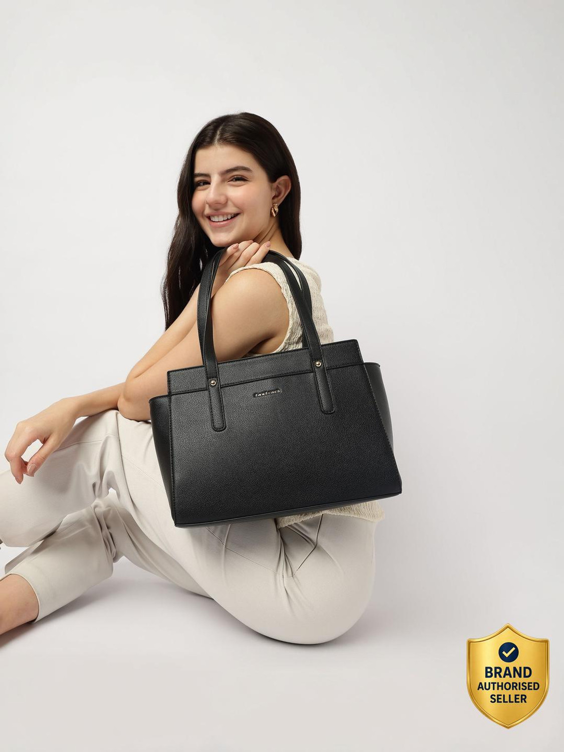 Image of Fastrack Women Black Shoulder Bag