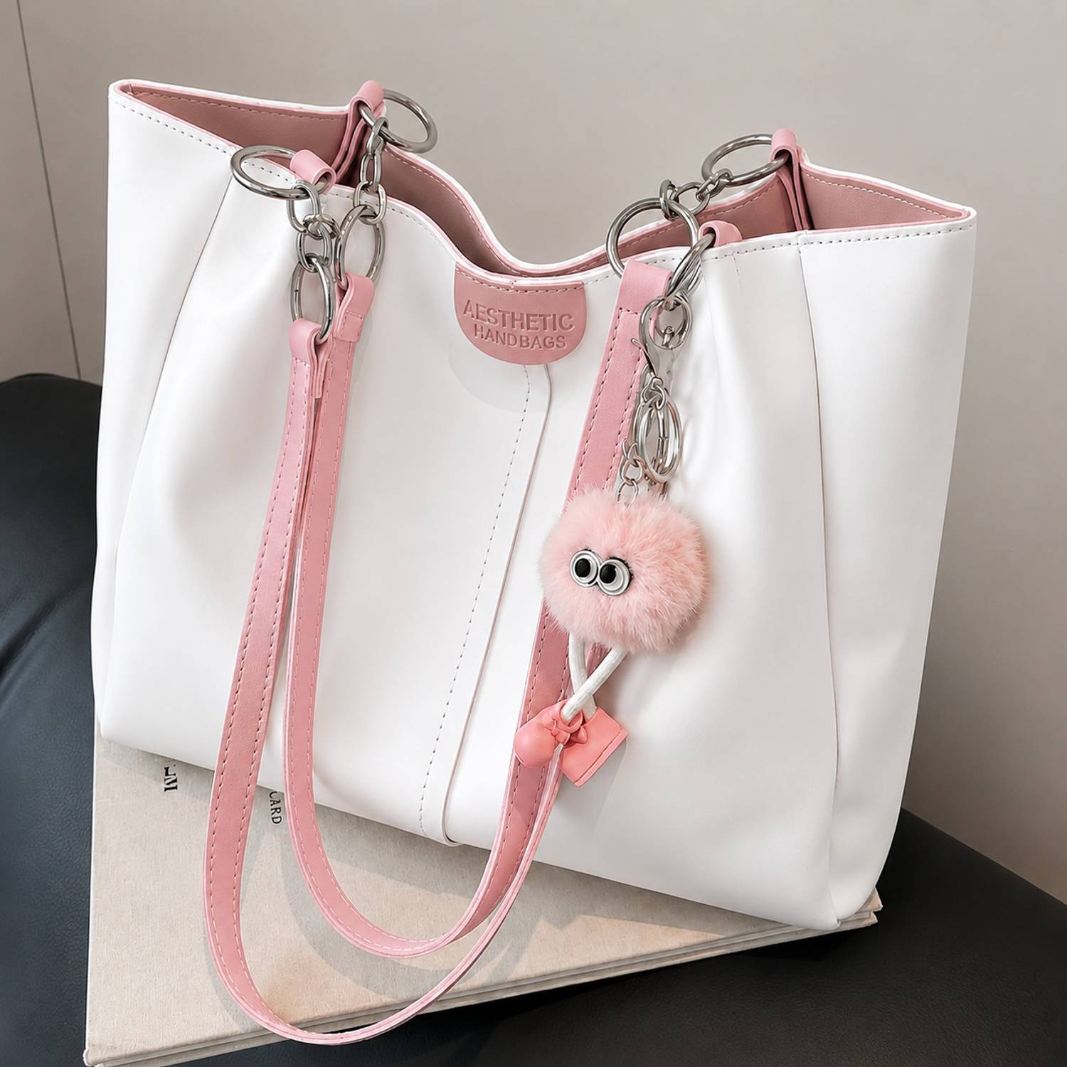 Women White Shoulder Bag - Image 1