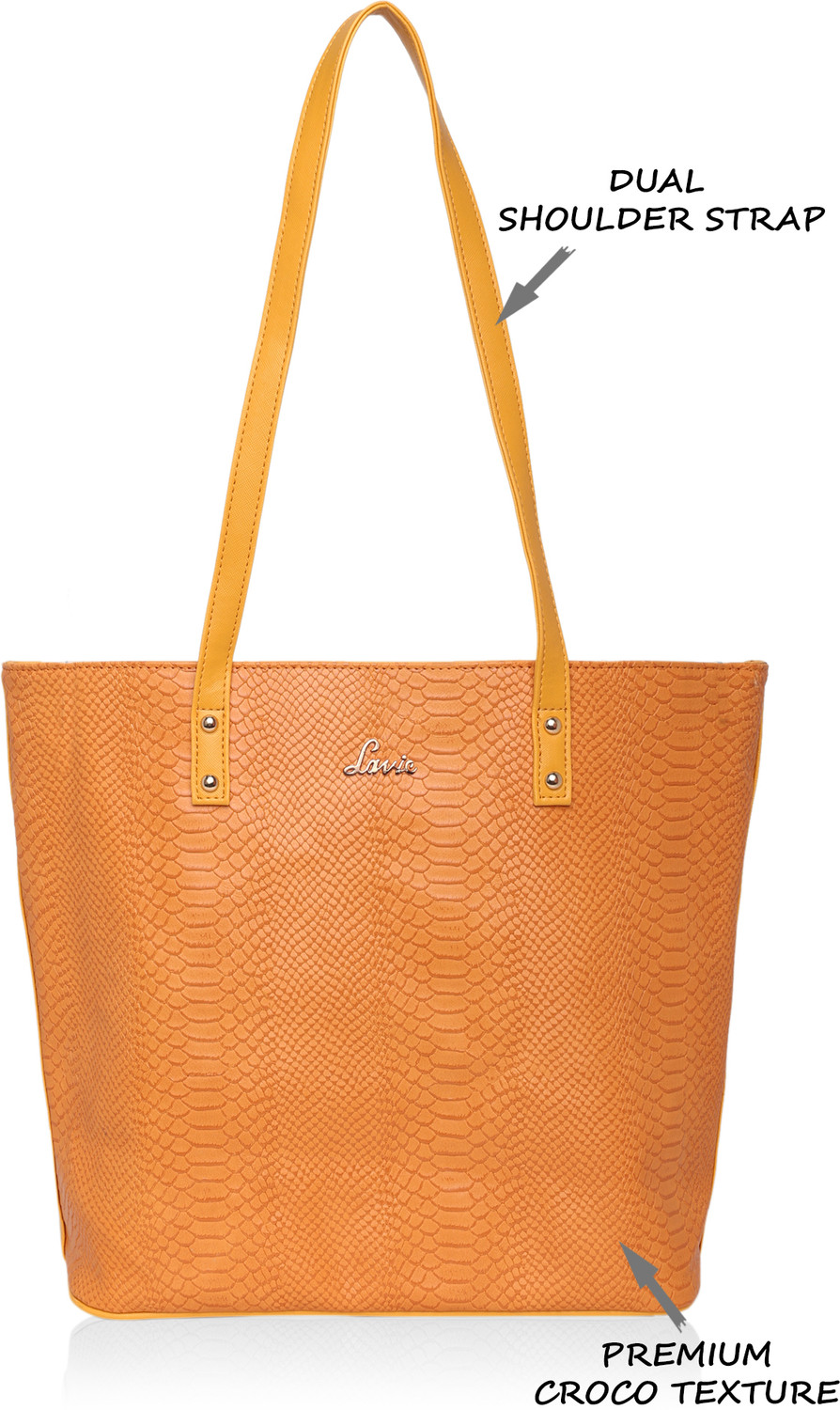 Image of LAVIE Women Yellow Tote