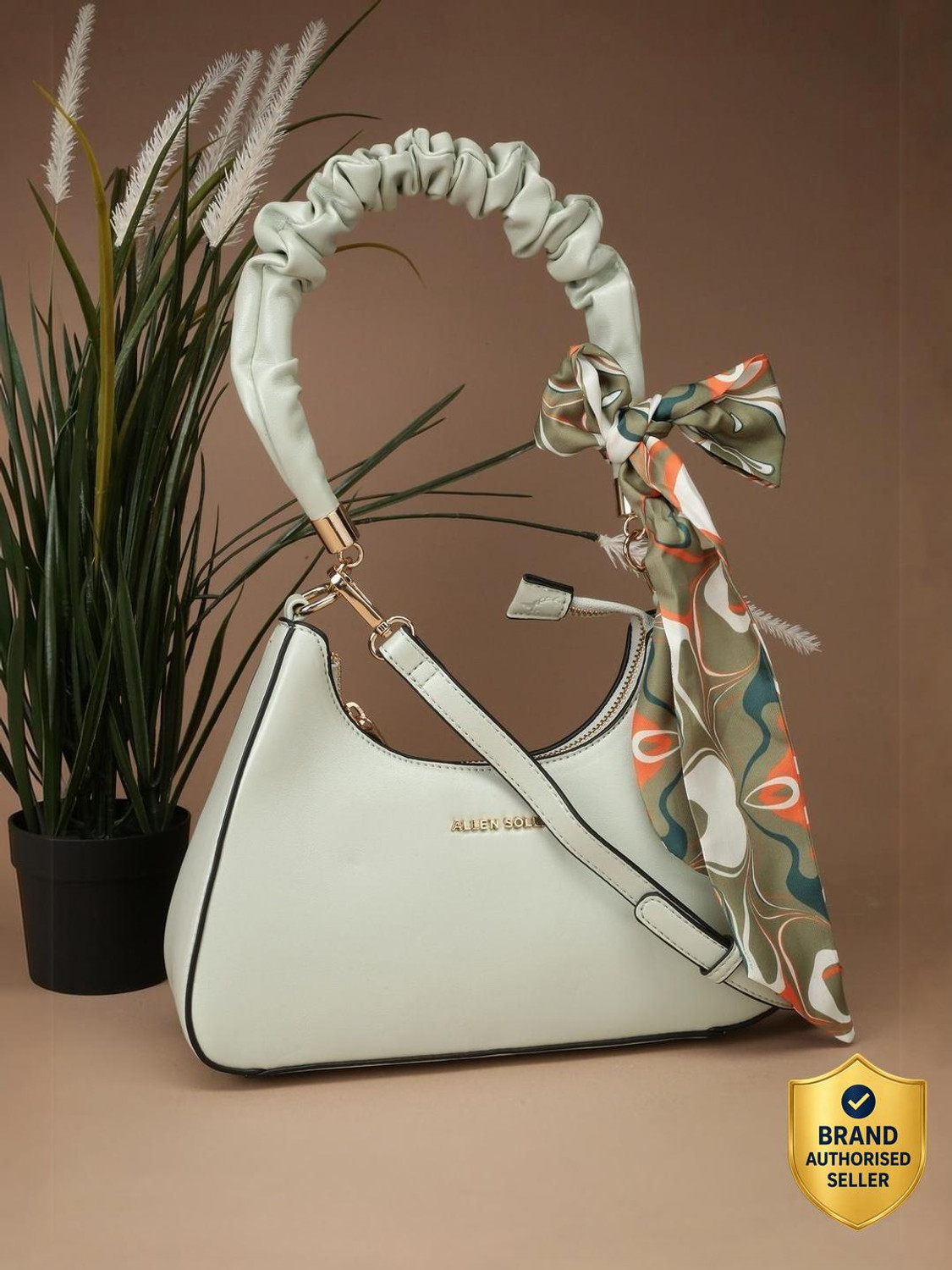 Image of Allen Solly Women Green Handbag