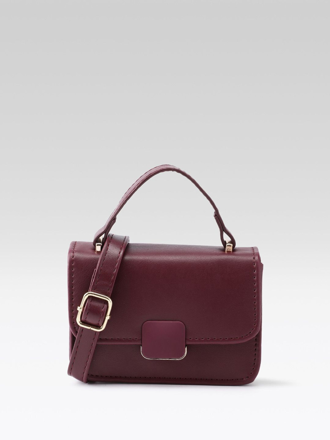 Image of Dressberry Women Maroon Satchel