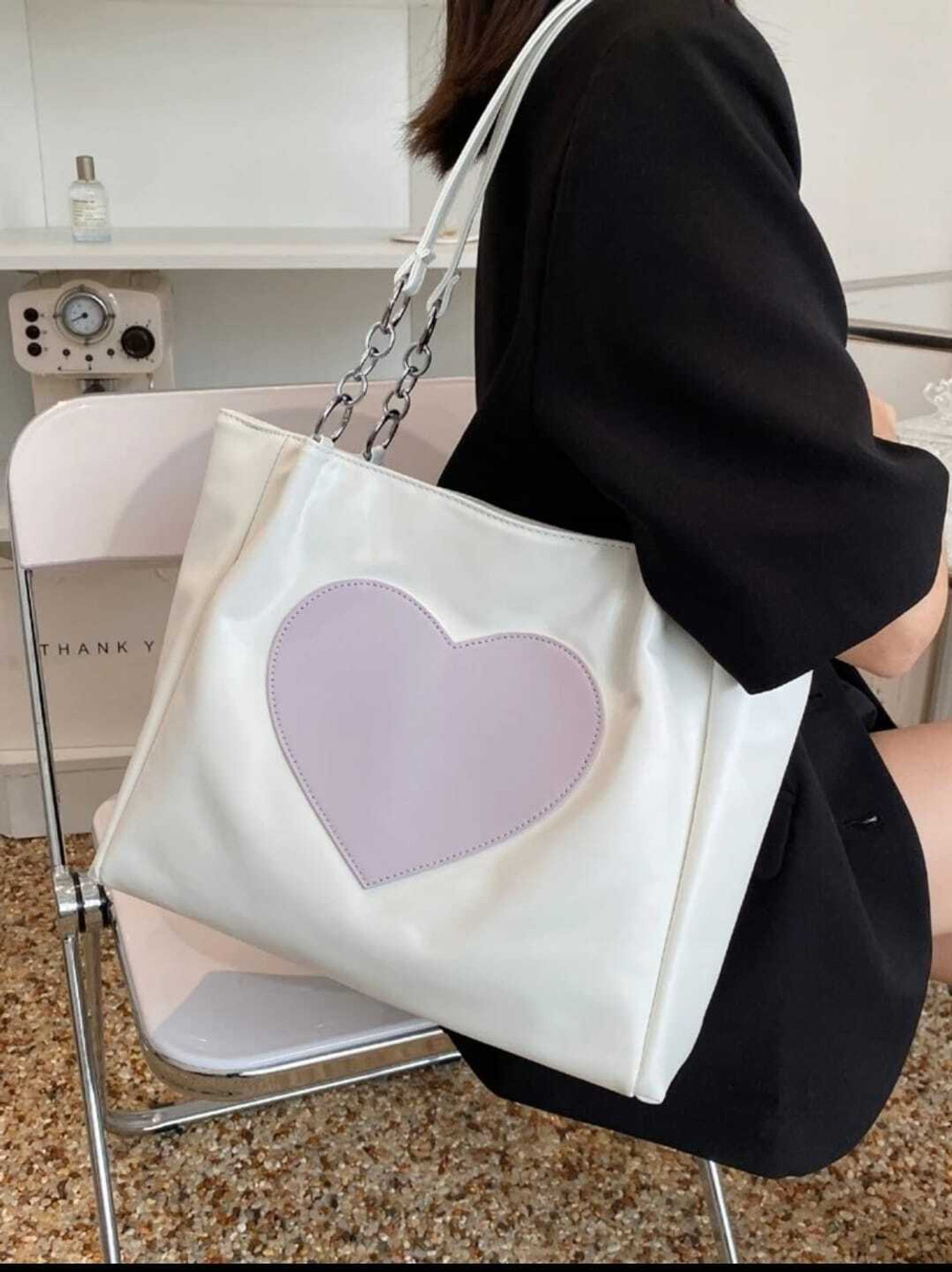 Image of SSAZU Women White Handbag