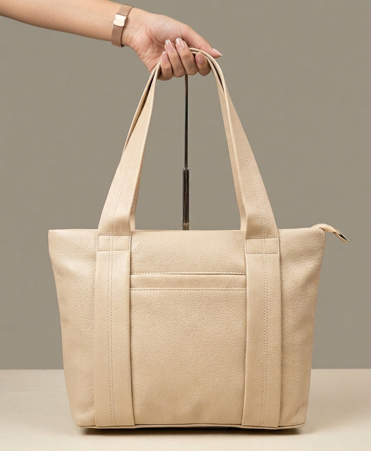 Image of Ross Brown Women Beige Tote