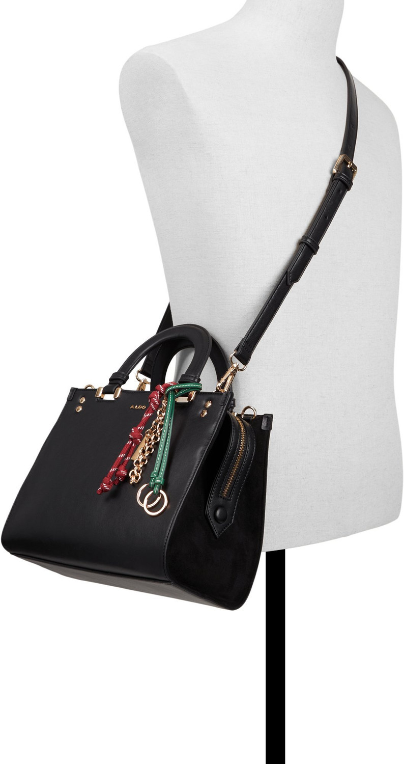 Image of ALDO Black Satchel ALMARISA