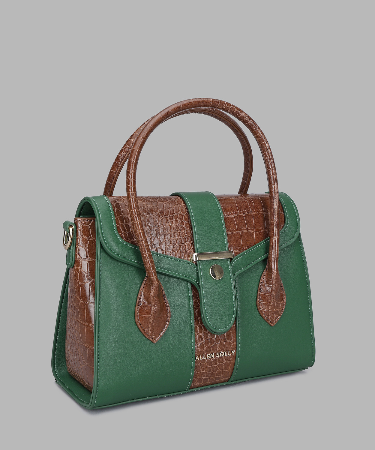 Image of Allen Solly Women Green Satchel