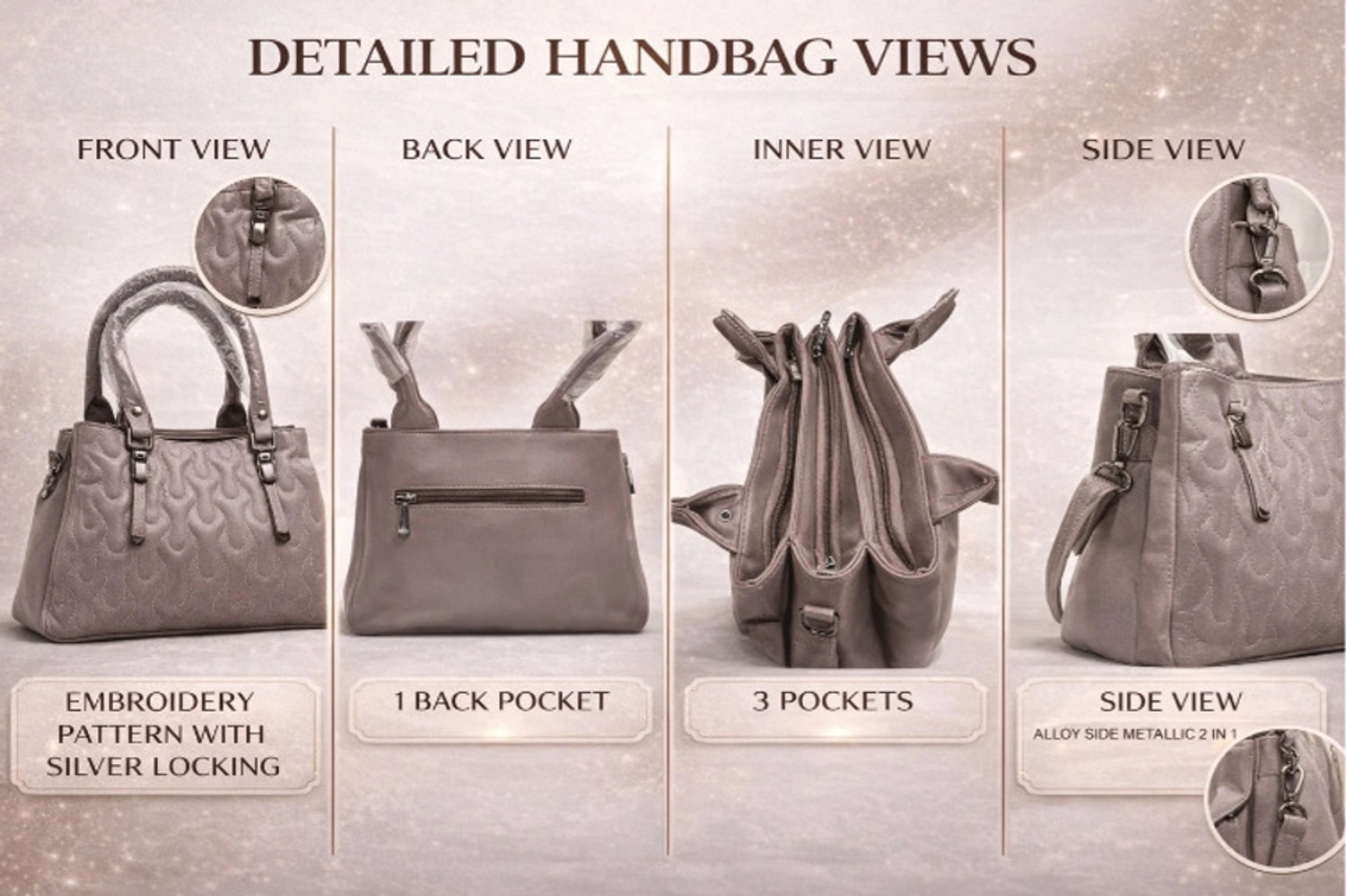 Image of ZUGGETTI Women Pink Messenger Bag